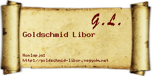 Goldschmid Libor névjegykártya